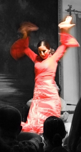 Een flamencodanseres