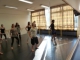 Dansers in een dansstudio voor de spiegel tijdens Sunday Jam in Rotterdam