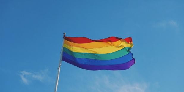 De regenboogvlag wordt voor gebruikt voor de homobeweging. Foto via Unsplash