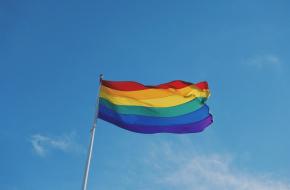 De regenboogvlag wordt voor gebruikt voor de homobeweging. Foto via Unsplash