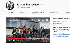 YouTube-kanaal Saskia’s Dansschool verwelkomt 5-miljoenste lid