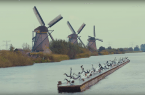 Beeld wereldrecord windmills, via YouTube